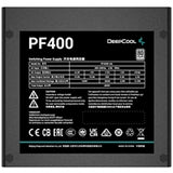 DeepCool PF400 80 PLUS Standard Power Supply 400W, Silent Hydraulic Bearing Fan, Reliable Protection, Flat Black Cables, 85% Efficiency