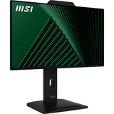 MSI Pro MP242PMG 23.8 Inch Monitor, FHD (1920 x 1080), 120Hz, IPS, 1ms, 1x HDMI 1.4b, 1x DP 1.2a, 1x D-Sub(VGA), 2xUSB 5Gbps Type-A, 1x USB 5Gbps Type-B, Built-in Speakers, Webcam, Anti-Glare, Anti-Flicker, Less Blue light, TÜV Certified, VESA, Kensington