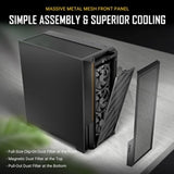 ANTEC P20CE Case, E-ATX Gaming, Black, Mid Tower, 2 x USB 3.0 / Type-C 3.2 Gen 2 x 1, E-ATX, ATX, Micro-ATX, ITX