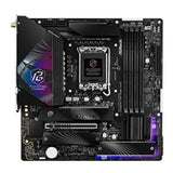 ASRock Z890M RIPTIDE WIFI PHANTOM GAMING Intel 1851 Socket Motherboard, Micro-ATX, 4x DDR5 Slots, 3x M.2 Sockets, 3x USB-C Port, Fitted I/O Shield, 2.5GbE LAN, Wi-Fi 6E, 1x DisplayPort / 1x HDMI / 2x USB-C (USB4)