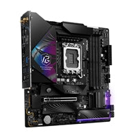 ASRock Z890M RIPTIDE WIFI PHANTOM GAMING Intel 1851 Socket Motherboard, Micro-ATX, 4x DDR5 Slots, 3x M.2 Sockets, 2x USB-C Port, Fitted I/O Shield, 2.5GbE LAN, Wi-Fi 6E, 1x DisplayPort / 1x HDMI / 2x USB-C (USB4)