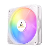 Antec P12R ARGB PWM 120mm Fan 3 Pack - 4-Pin, White, High-Airflow Cooling, 9-Blade Design with Anti-Vibration Pads