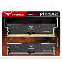 Team T-Force Vulcan Z 64GB Silver Heatsink (2 x 32GB) DDR4 3200MHz DIMM System Memory