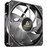 Antec P12R ARGB Reverse PWM 120mm Fan - 4-Pin, Black, High-Airflow Cooling, 9-Blade Design with Anti-Vibration Pads