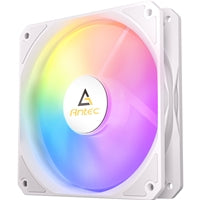 Antec P12R ARGB Reverse PWM 120mm Fan - 4-Pin, White, High-Airflow Cooling, 9-Blade Design with Anti-Vibration Pads