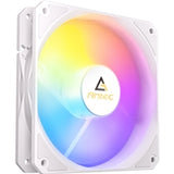 Antec P12R ARGB Reverse PWM 120mm Fan - 4-Pin, White, High-Airflow Cooling, 9-Blade Design with Anti-Vibration Pads