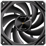 Antec NOVA 120 PWM Fan - High-Performance Cooling with Fluid Dynamic Bearing, Precise Three-Phase Speed Control, Industrial-Grade Metal Construction, and Dustproof Design