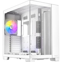 Antec Constellation C8 ARGB Full Tower White Case - Premium Design, Dual Chamber Cooling, Tempered Glass Panels, and Advanced Connectivity