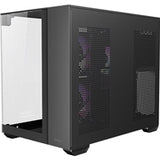 Antec CX600M Trio ARGB Mini Tower Gaming Case, Black, Tempered Glass Panels, Dual Chamber Design, Vertical Cooling, Pre-Installed ARGB Fans, Water Cooling Support,