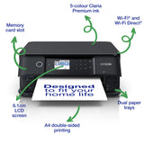 Epson Expression Premium XP-6100 C11CG97401 Imprimante à encre couleur, sans fil, tout-en-un, recto verso, écran tactile LCD 6,1 cm
