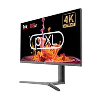 piXL CM32G7 32 Inch 4K IPS Monitor, 165Hz, 1ms, Frameless, HDMI, DisplayPort, USB-C, USB-A x 2, 3.5mm Audio Port, FreeSync & G-Sync Compatible, Black, RGB Lighting, VESA Mount, Height Adjustable, 3 Year Warranty