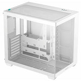 DeepCool CG530 Dual-Chamber Computer Case, Tempered Glass Panels, Advanced Cooling Support, Exceptional Cable Management, White