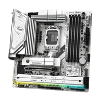 ASRock B860M Steel Legend WiFi Intel 1851 Socket Motherboard, Micro-ATX, 4x DDR5 Slots, 4x M.2 Sockets, 2x USB-C Port, Fitted I/O Shield, 2.5GbE LAN, Wi-Fi 6E, 1x DisplayPort / 1x HDMI / 1x USB-C (USB4)