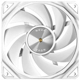 Antec NOVA 120 PWM Fan, White, High-Performance Cooling with Fluid Dynamic Bearing, Precise Three-Phase Speed Control, Industrial-Grade Metal Construction, and Dustproof Design