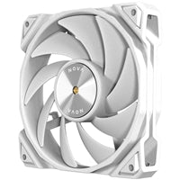 Antec NOVA 120 PWM Fan, White, High-Performance Cooling with Fluid Dynamic Bearing, Precise Three-Phase Speed Control, Industrial-Grade Metal Construction, and Dustproof Design