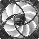 Antec Tranquil 140 ARGB PWM Case Fan - Fluid Dynamic Bearing, 450-1500 RPM, Black