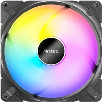 Antec Tranquil 140 ARGB PWM Case Fan - Fluid Dynamic Bearing, 450-1500 RPM, Black