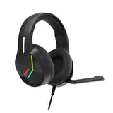Marvo Scorpion H8618 Tactic 40 USB 2.0 Wired Gaming RGB Headset (Black)