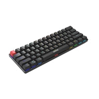 Marvo Scorpion KG933G Saber 61 Wired Mechanical RGB 60% UK Layout Gaming Keyboard (Black)
