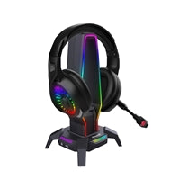 Marvo Scorpion HZ-10 Kobe 30 USB RGB Gaming Headset Stand and Hub (Black)