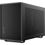 Antec Performance 1M Black Mini-ITX Gaming Case with Aluminum Finish, PCIe 4.0 Riser Cable, USB 3.2 Gen2 Type-C, Tool-Free Side Panels, Solid Side Panel, SFX-L & SFX PSU Support