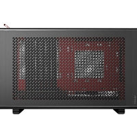 Antec Performance 1M Black Mini-ITX Gaming Case with Aluminum Finish, PCIe 4.0 Riser Cable, USB 3.2 Gen2 Type-C, Tool-Free Side Panels, Solid Side Panel, SFX-L & SFX PSU Support