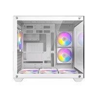 ANTEC CX800 Mid Tower Gaming Case, White, 270 Full-view tempered glass, 3 x 120mm ARGB reverse fans, 1x USB 2.0 / 1x USB 3.0, ATX, Micro ATX, ITX