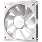 Antec Connect 120 White ARGB 3-Pack 120mm PWM Fans with Daisy Chain Design and Vibration-Absorbing Pads