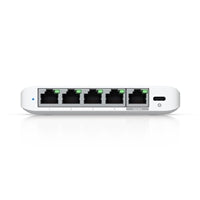 Ubiquiti USW-FLEX-2.5G-5 UniFi Flex 2.5G Ultra Compact 5 Port POE/USB-C Powered Managed Switch
