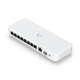 Ubiquiti USW-FLEX-2.5G-8 UniFi Flex 2.5G Ultra Compact 8 Port POE/USB-C Powered Managed Switch