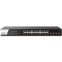 DrayTek VSP1281X-K VigorSwitch P1281x 24 Port Gigabit POE Smart Managed Switch with 4x 10GbE SFP Ports
