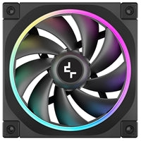 DeepCool FL12 120mm PWM Fan - High Performance, Low Noise, Fluid Dynamic Bearing, 36 ARGB LEDs, 500-2150 RPM, 55 CFM Airflow, 4-Pin PWM Control