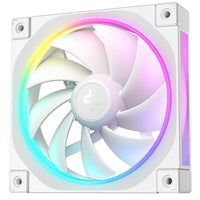 DeepCool FL12 120mm PWM 3 Pack White Fan - High Performance, Low Noise, Fluid Dynamic Bearing, 36 ARGB LEDs, 500-2150 RPM, 55 CFM Airflow, 4-Pin PWM Control