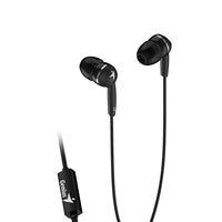 Genius HS-M320 In-Ear Headphones with In-Line Controller and Mic, Black