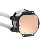 Antec Vortex Lum 360 ARGB White CPU Liquid Cooler - Intel & AMD Compatible, 3 x 120mm ARGB Fans, Suspended Spiral Pump Head, Enhanced Cooling Performance