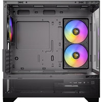 ANTEC CX500M Micro Tower Gaming Case, Black, ARGB, 2  x USB 3.0 / 1 x USB Type-C, Tempered Glass Side Panel, Micro-ATX/ITX