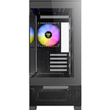 ANTEC CX500M Micro Tower Gaming Case, Black, ARGB, 2  x USB 3.0 / 1 x USB Type-C, Tempered Glass Side Panel, Micro-ATX/ITX