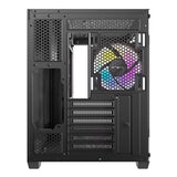 ANTEC CX800 Mid Tower Gaming Case, Black, 270 Full-view tempered glass, 3 x 120mm ARGB reverse fans, 1x USB 2.0 / 1x USB 3.0, ATX, Micro ATX, ITX
