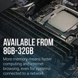 PNY MD8GSD43200-SI 8GB DDR4 3200MHz DIMM Bulk System Memory