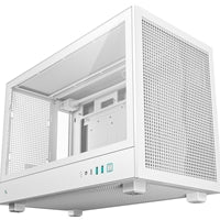 DeepCool CH260 White Micro-ATX Case, High-Airflow Compact PC Case with Tempered Glass Panel, USB-C Port, Supports 360mm Radiator, ATX PSU, Black