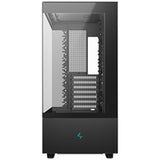 DeepCool CH690 Digital ATX Mid-Tower Case, High-Airflow PC Case with Semi-Glass Panel, USB-C Port, Support for 420mm Radiator, 450mm GPU, ATX PSU, Black