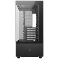 DeepCool CH690 Digital ATX Mid-Tower Case, High-Airflow PC Case with Semi-Glass Panel, USB-C Port, Support for 420mm Radiator, 450mm GPU, ATX PSU, Black