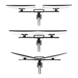 StarTech.com Desk Mount Dual Monitor Arm with Crossbar, Up To 27" Displays, VESA 75x75/100x100, Max 33lb/15kg, C-Clamp, Fully Articulating, Mechanical Spring, TAA