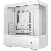 DeepCool CH690 Digital ATX Mid-Tower Case, High-Airflow PC Case with Semi-Glass Panel, USB-C Port, Support for 420mm Radiator, 450mm GPU, ATX PSU, White
