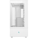 DeepCool CH690 Digital ATX Mid-Tower Case, High-Airflow PC Case with Semi-Glass Panel, USB-C Port, Support for 420mm Radiator, 450mm GPU, ATX PSU, White