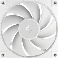DeepCool FD12 120mm Case Fan 3-Pack, PWM Control, High Airflow, Low Noise, Hydro Bearing, White, Anti-Vibration Pads, 4-Pin Connector