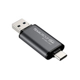 Team TX13128GC01 2 in 1 Dual OTG 128GB Flash Drive, X1 USB 3.2 Gen1, Type C & A, Plug and Play