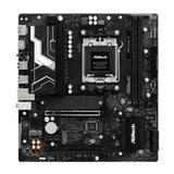 ASRock B850M-X AMD AM5 Socket Motherboard, Micro-ATX, 2x DDR5 Slots, 2x M.2 Sockets, 1x USB-C Port, 2.5GbE LAN, 1x DisplayPort / 1x HDMI Port