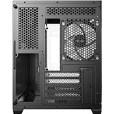 Antec CX60M ARGB Mini Tower Micro ATX Gaming Case, Black, Tempered Glass Panels, Dual Chamber Design, Vertical Cooling, Pre-Installed ARGB Fans, Water Cooling Support,