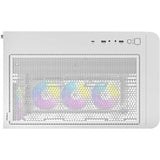 ANTEC Constellation C5 Curve White ARGB Case, Curved Glass Panels, Dual Chamber, Support back-connect motherboards, 4 x ARGB PWM fans with built-in fan controller, ATX, Micro-ATX, ITX